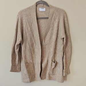 Old Navy Women's Tan Knit Cardigan